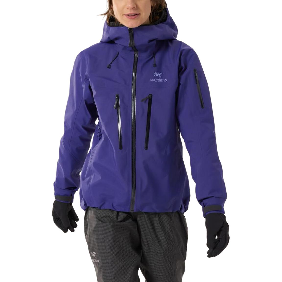 

Arcteryx Куртка женская Arc'teryx Alpha SV черная, Sonic Purple/Soulsonic