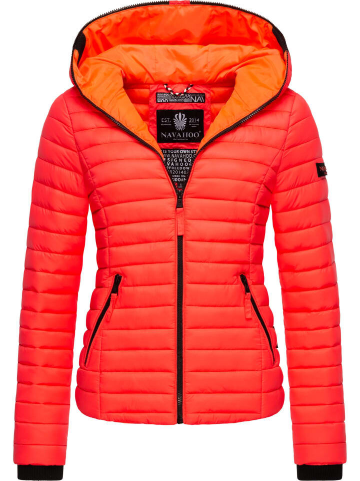 

Переходная куртка Navahoo, цвет neon coral
