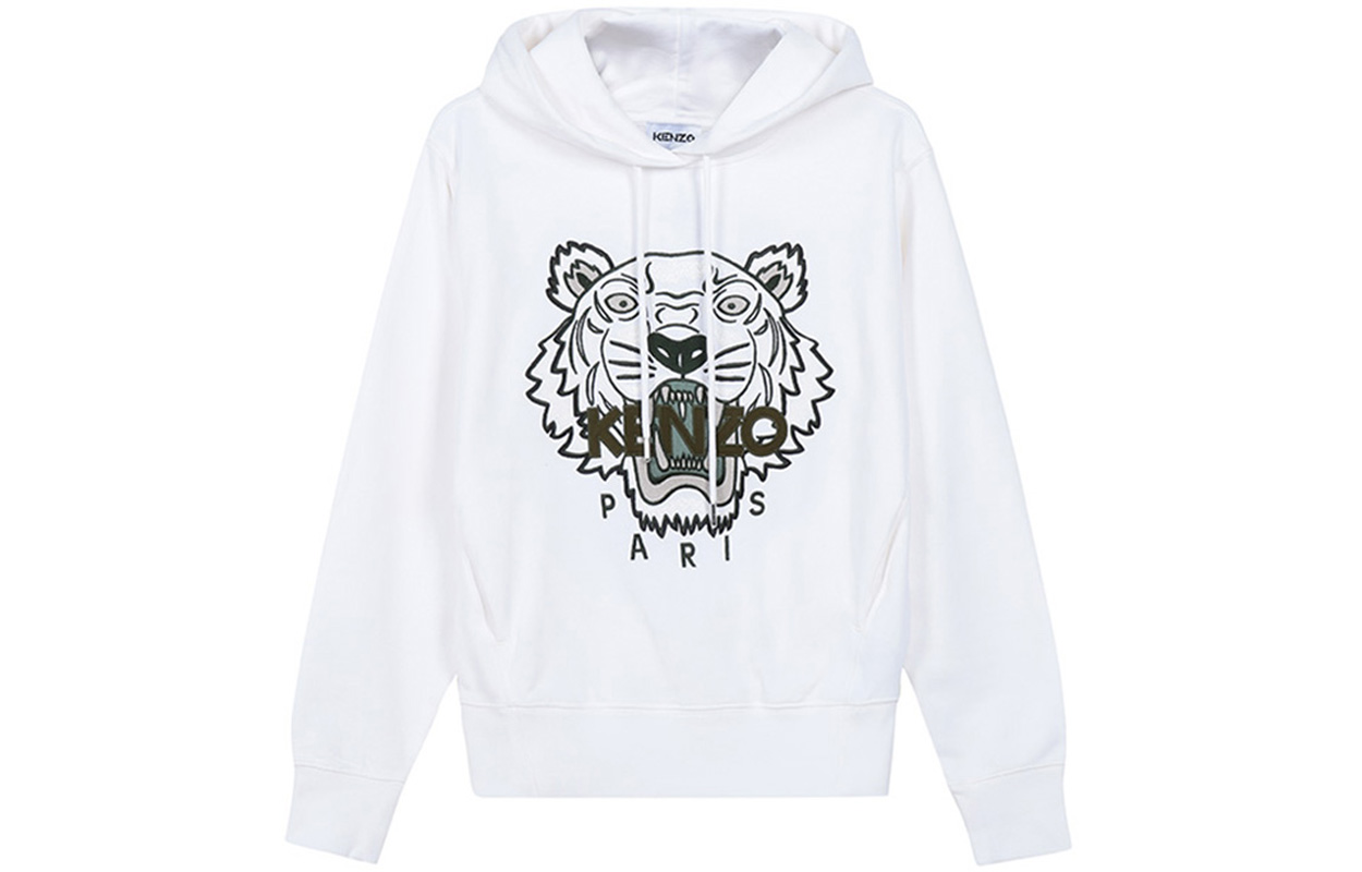 

Толстовка с вышитым тигром KENZO, белый