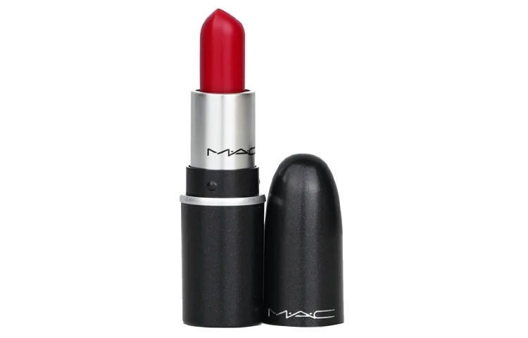 MAC Мини-помада матовая, легко растушевывается, 1,7 г, #Ruby Woo (Velvet Matte 04)