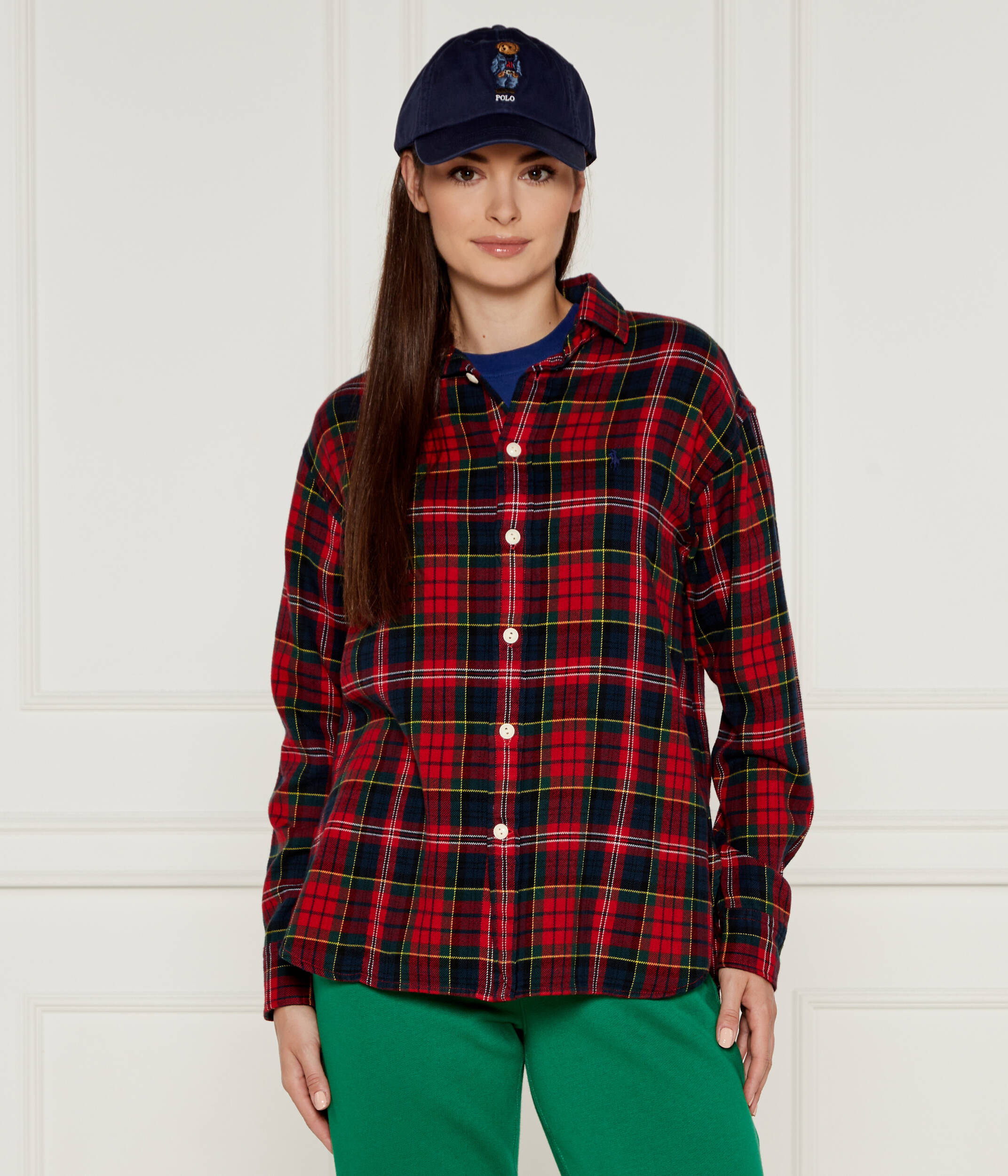 

Рубашка POLO RALPH LAUREN Relaxed fit, красный