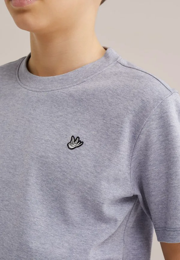 Простая футболка We Fashion, Light Grey — фото 3