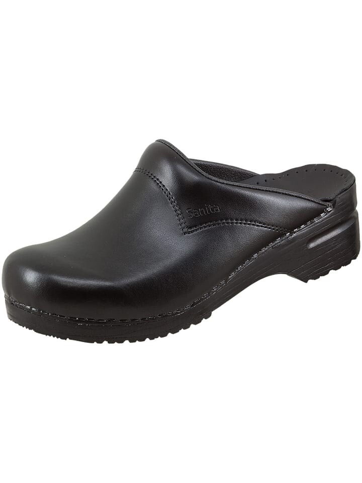 Сабо Sanita Freizeitschuhe offen, черный