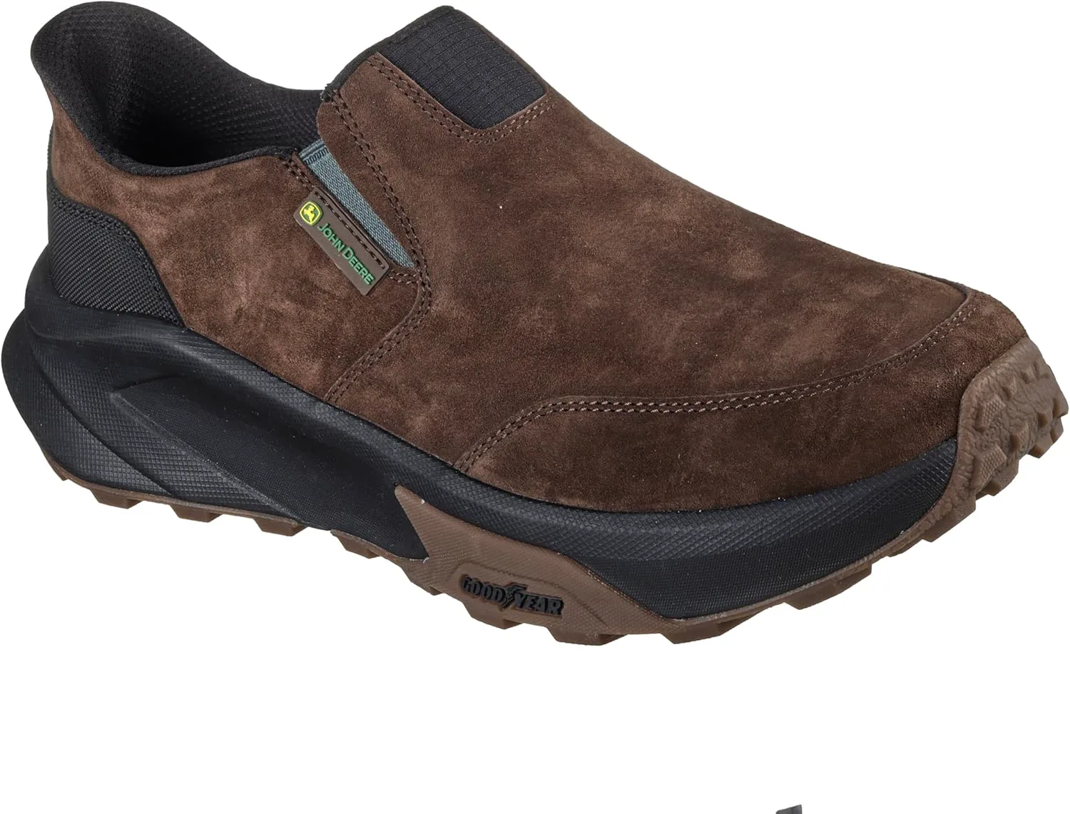 Мужские слипоны Skechers Skechers X John Deere с расслабленной посадкой: Knox - кроссовки Renzo для мужчин, коричневый