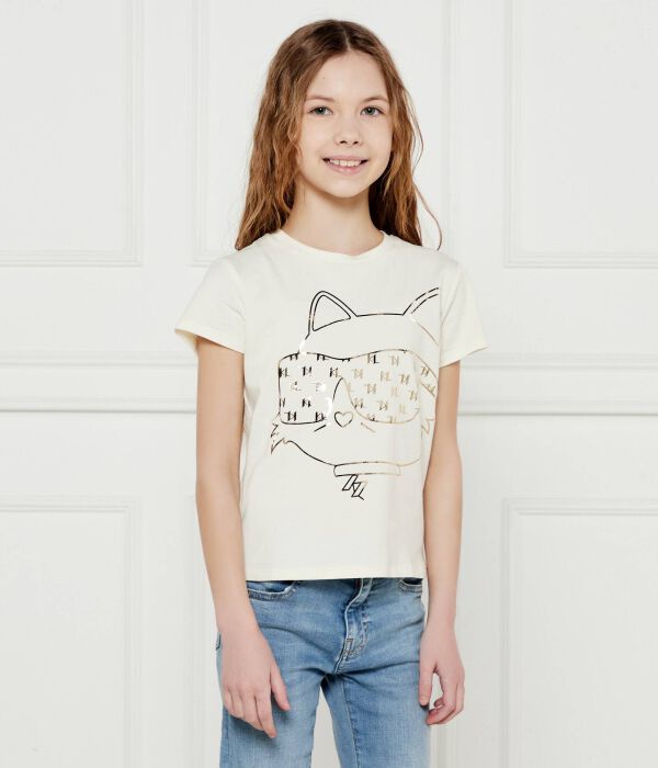 

Футболки Regular fit Karl Lagerfeld Kids, бежевый