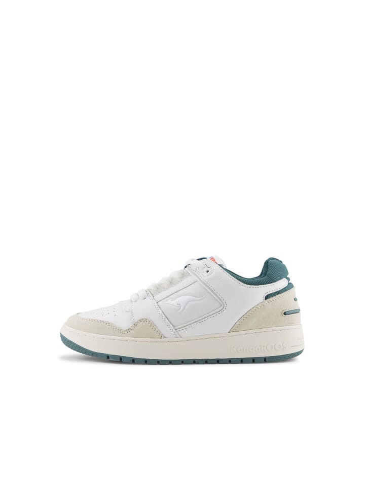 Низкие кроссовки KangaROOS Originals HOT SHOT LO, цвет weiß/waldgrün