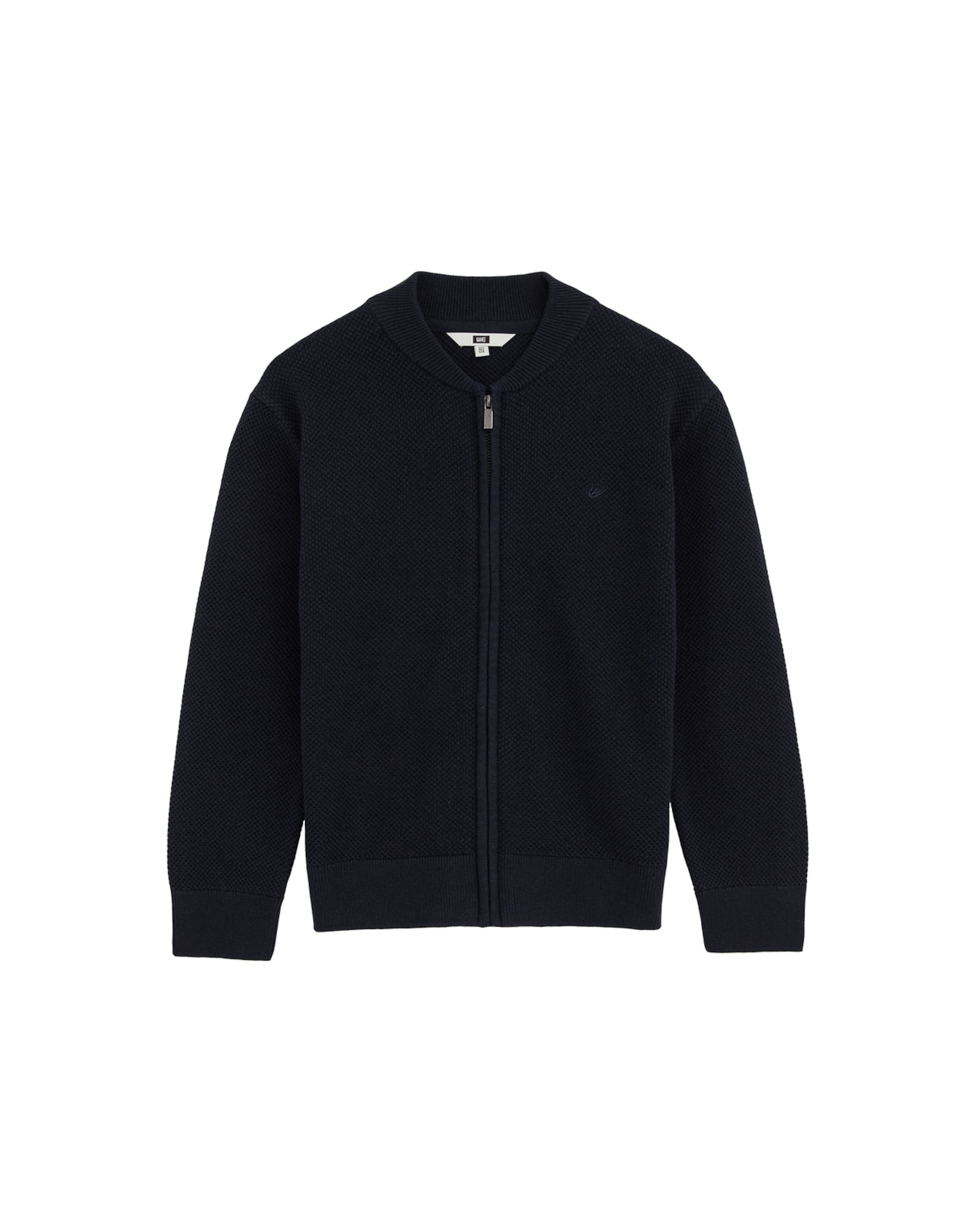 

WE Fashion Кардиган 'Jongens' вязаный, цвет Marine Blue