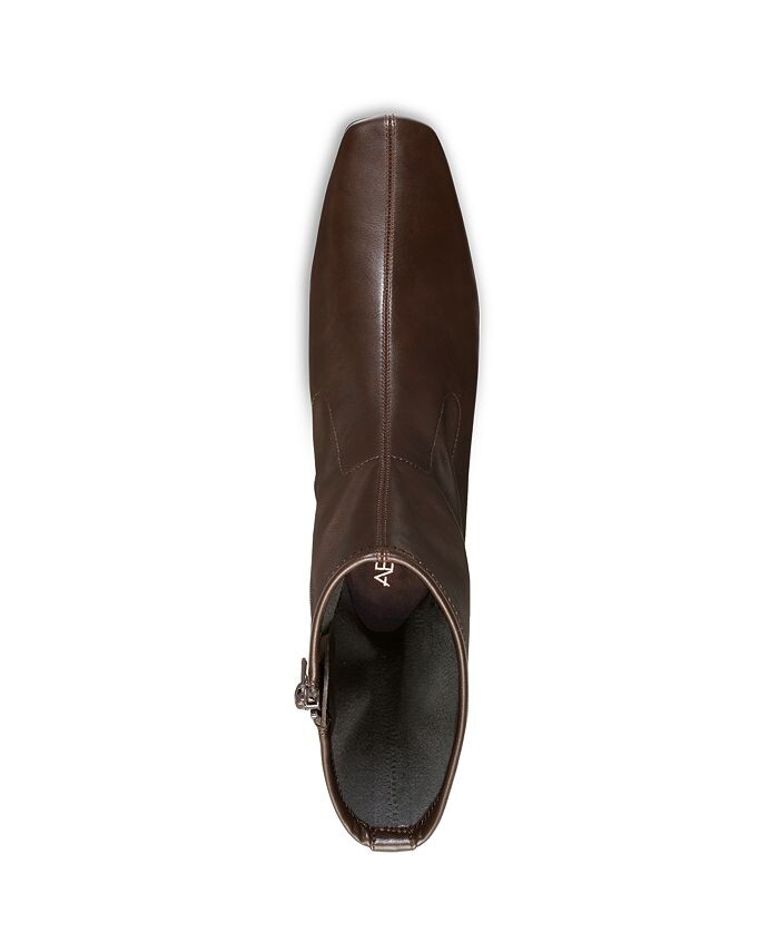 Женские ботильоны на каблуке цвета корицы Aerosoles, коричневый — фото 4