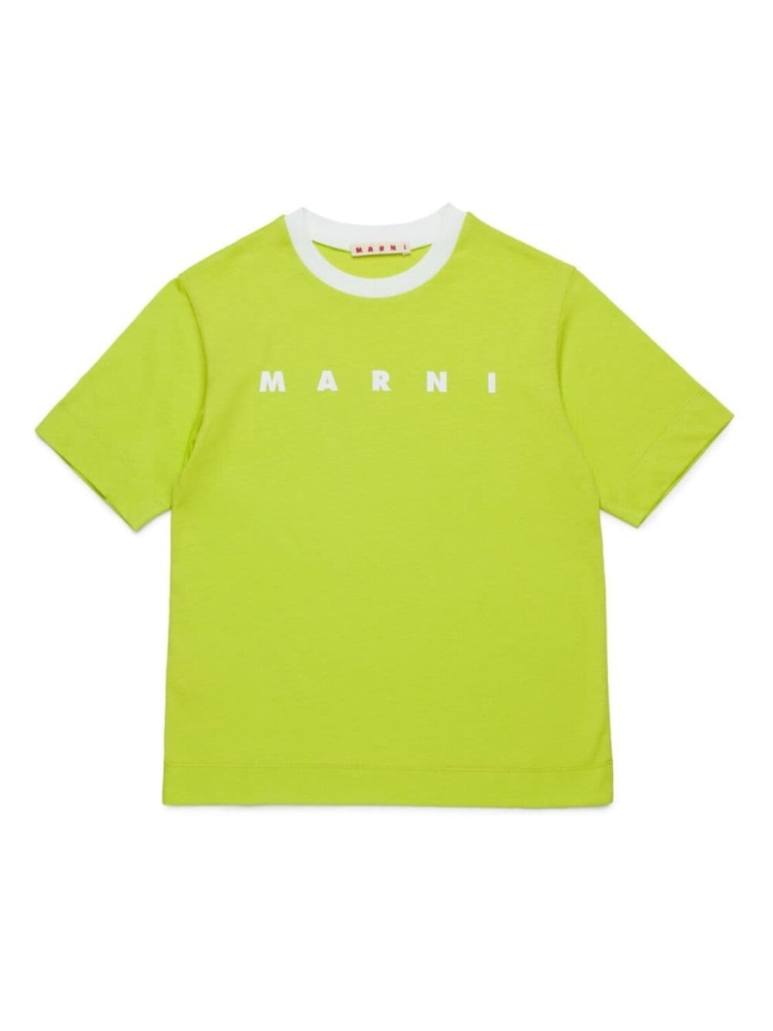 

Marni Kids футболка из хлопка с логотипом, зеленый