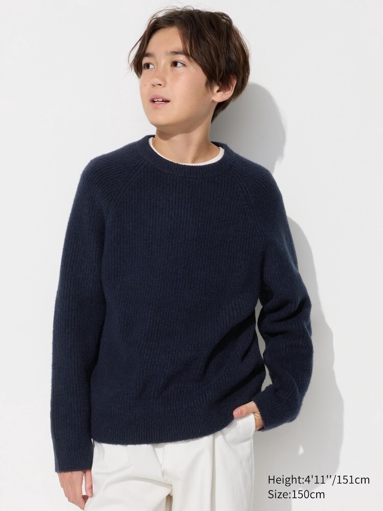 

Джемпер из пряжи суфле Uniqlo, цвет 69 синий