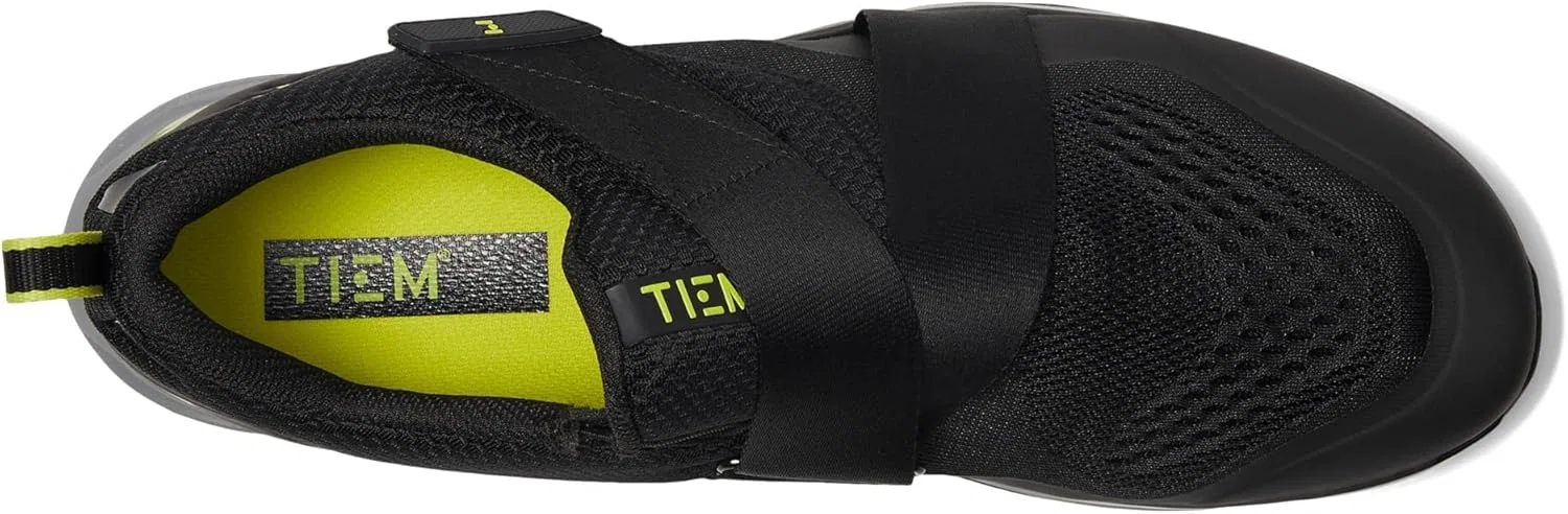 Кроссовки TIEM Slipstream Plateau für Herren, Black Lemon Yellow — фото 2