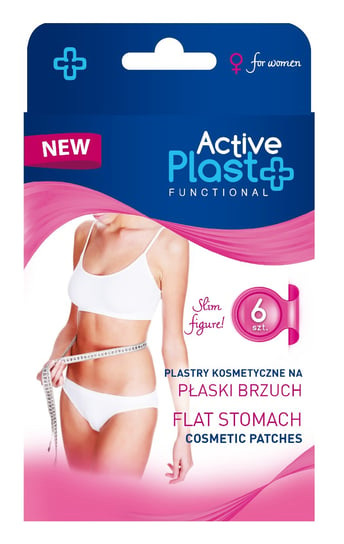 

ActivePlast Functional, пластыри для плоского живота, 6 шт. Ntrade