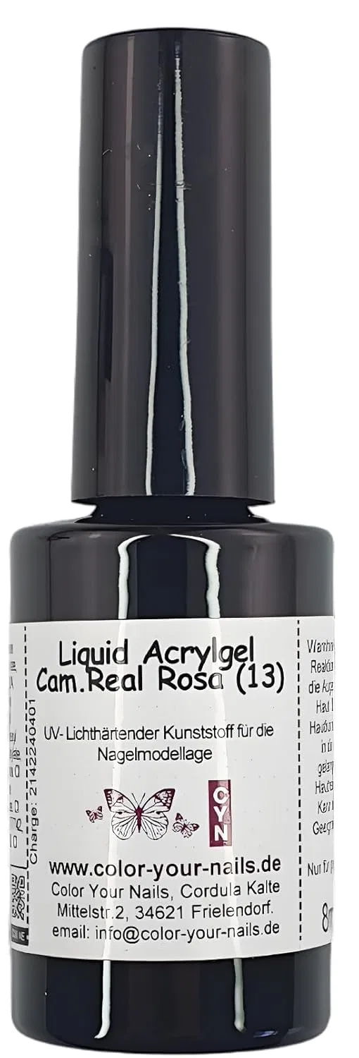 Жидкий акриловый камуфлирующий гель Real Pink (13) 7 мл Color Your Nails, Cam. Real Pink (13)