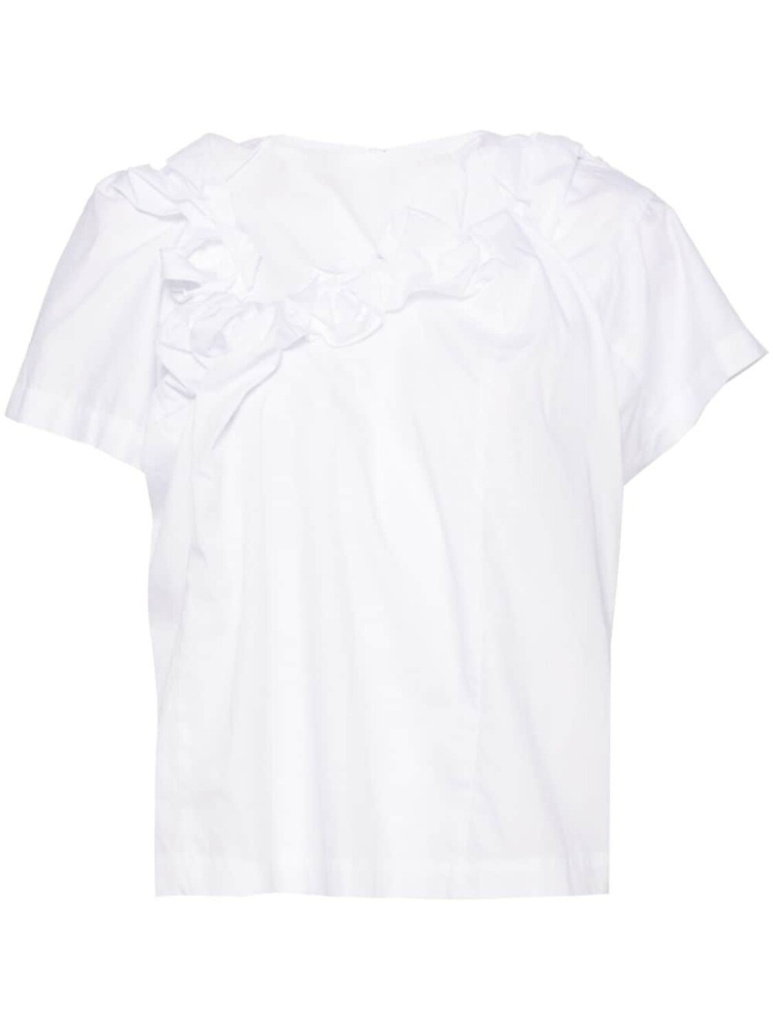 

Comme des Garçons TAO блузка с цветочным узором, белый