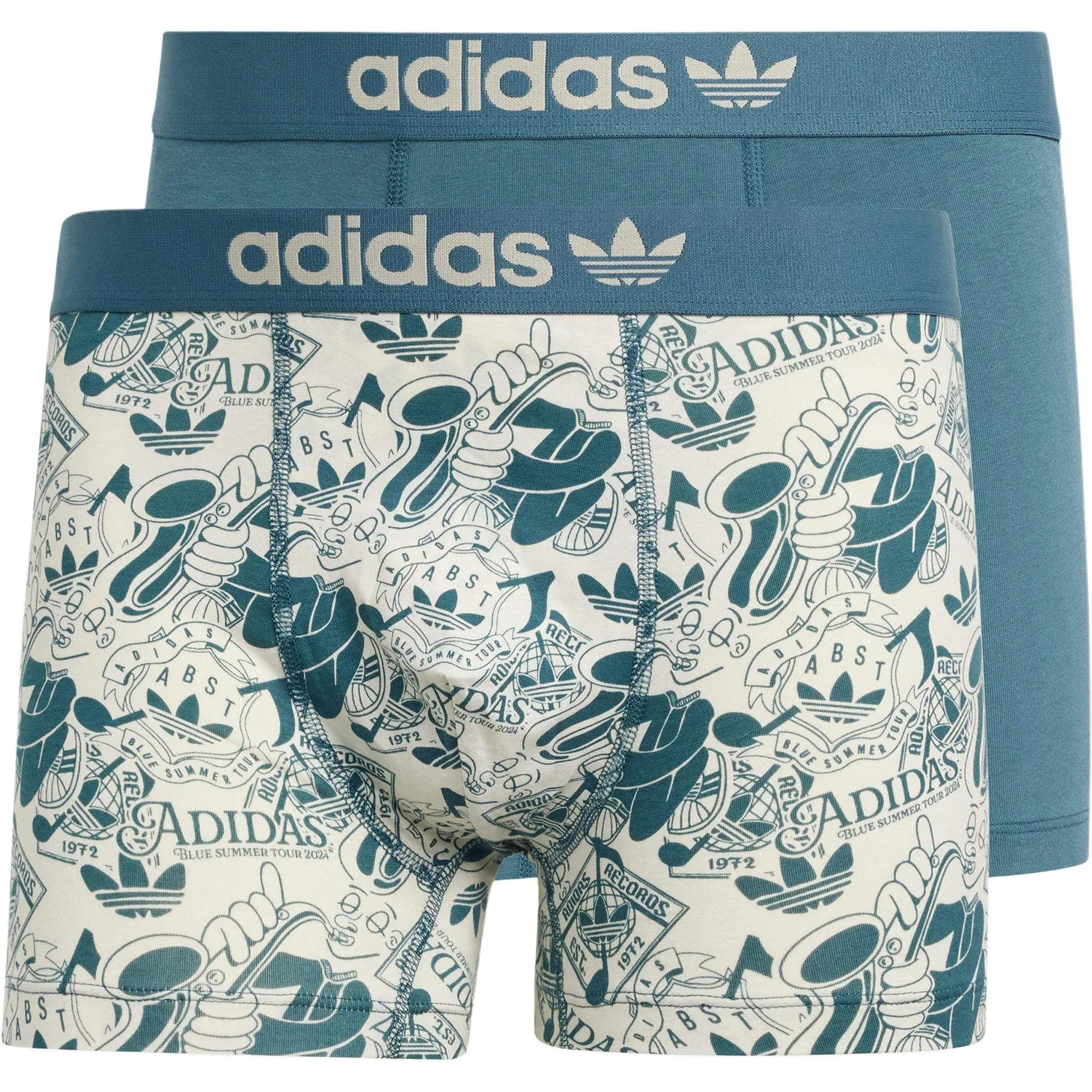 Adidas Originals Трусы мужские COMFORT FLEX, 2 шт, Blue