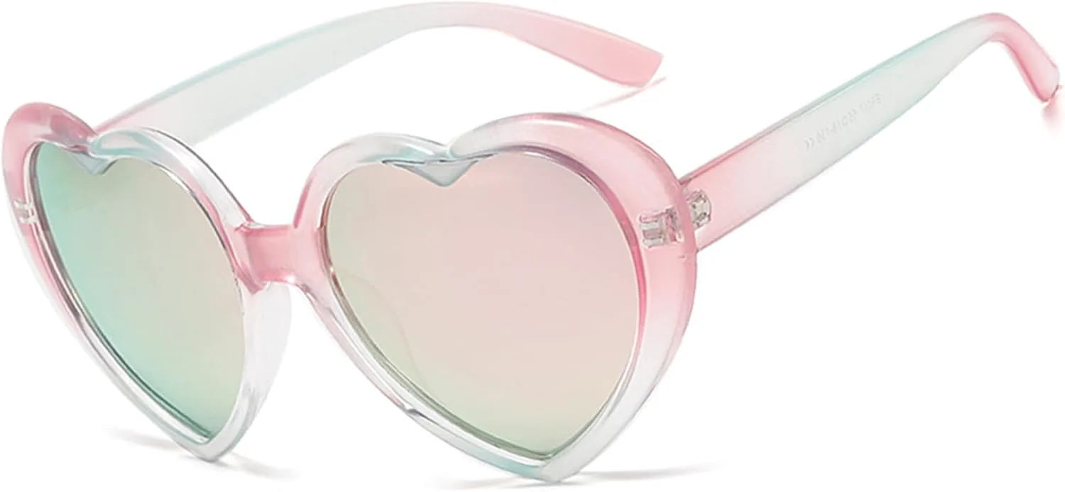 

Солнцезащитные очки в форме сердца для женщин, винтажные очки «кошачий глаз», ретро-стиль, стиль «мод», поляризованные, отличный подарок на вечеринку SooGree, Style 2