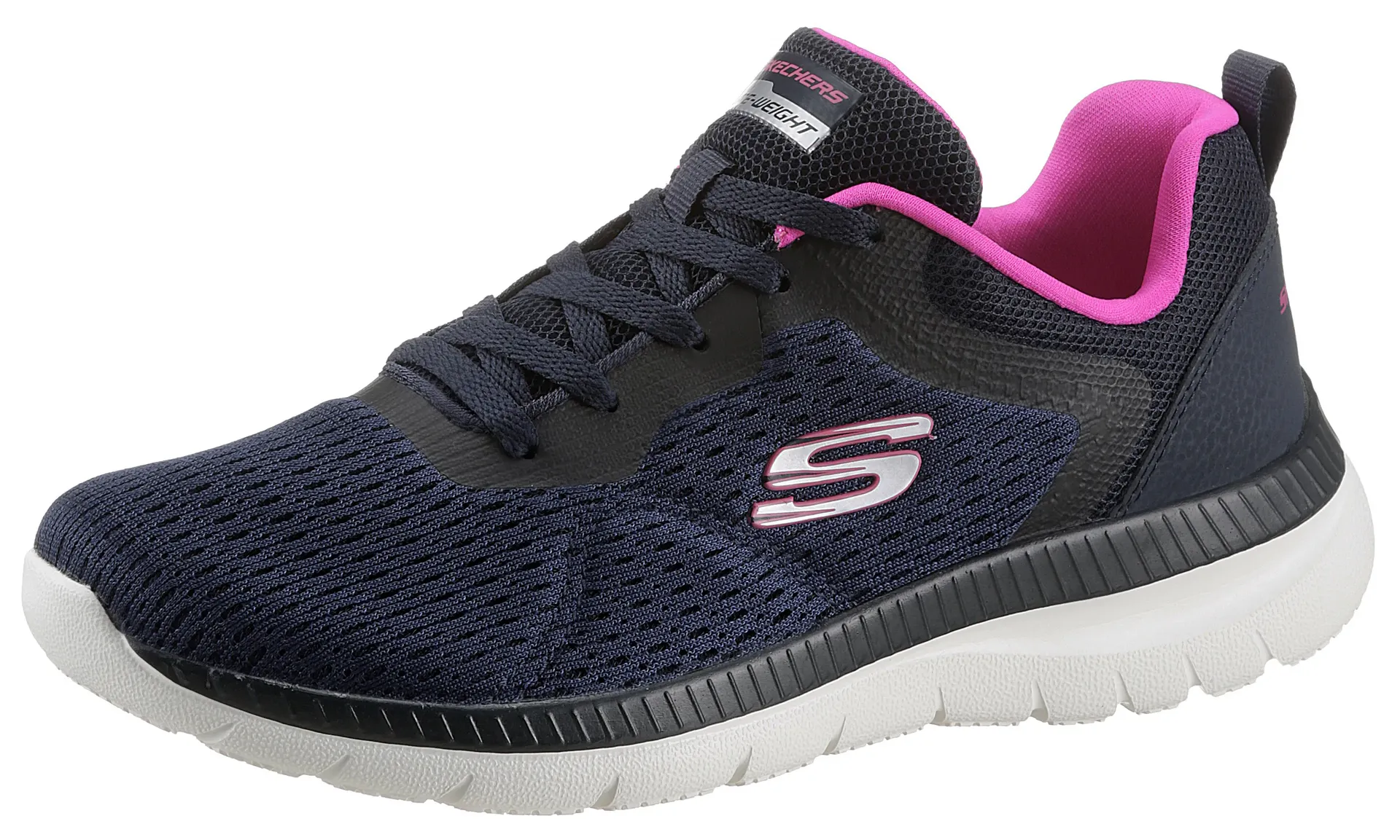 

Кроссовки Skechers "BOUNTIFUL - QUICK PATH", с мягкой стелькой, повседневная обувь, полуботинки, туфли на шнуровке, цвет морской волны