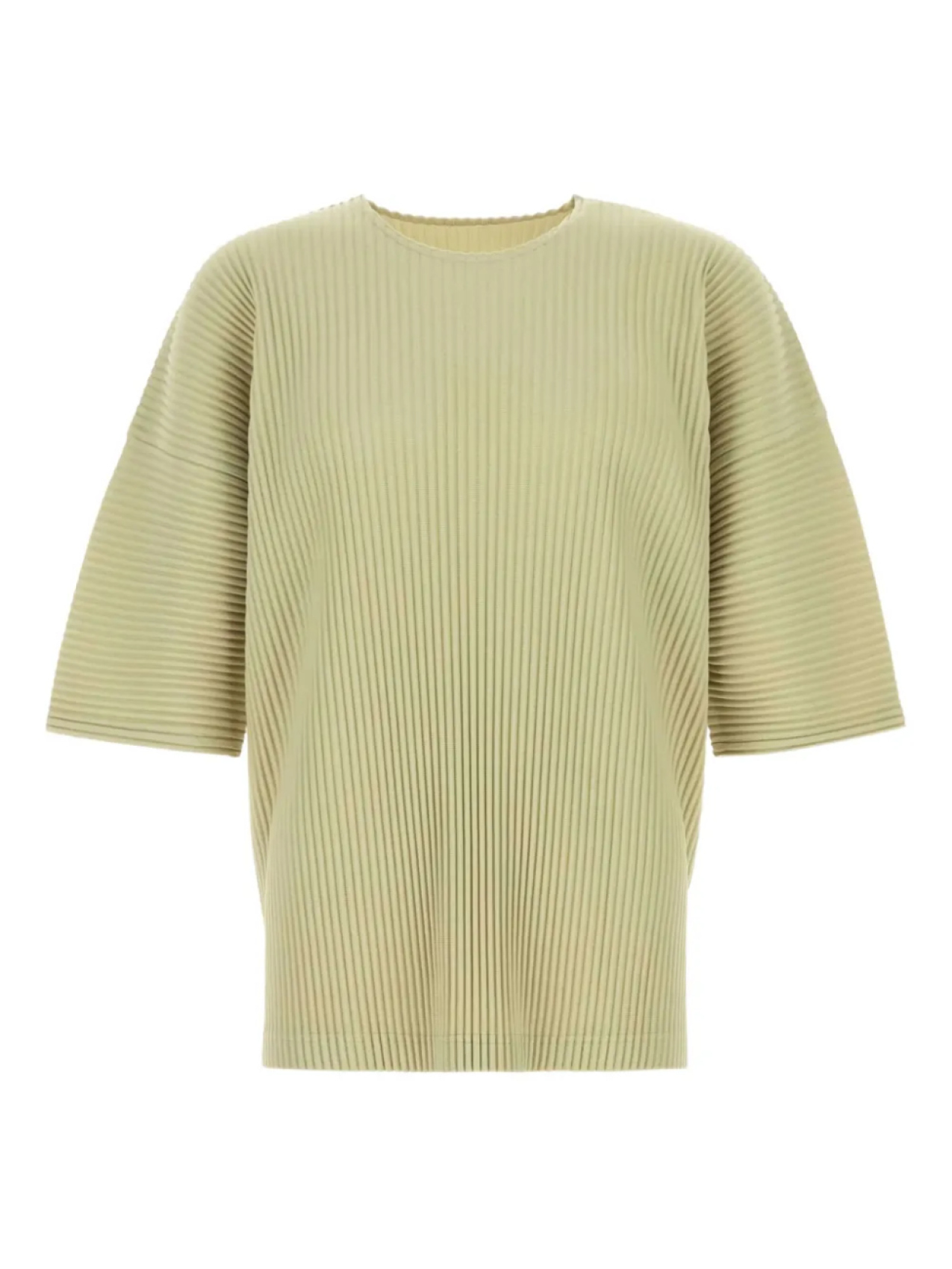 

Плиссированная футболка с коротким рукавом Homme Plissé Issey Miyake, зеленый