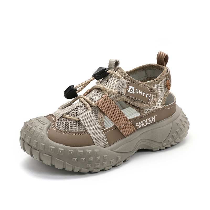 

Детские сандалии с низким верхом, дышащие, противоскользящие и износостойкие, с отскоком SNOOPY, TX-628-SN Coffee[Comfortable and Breathable]