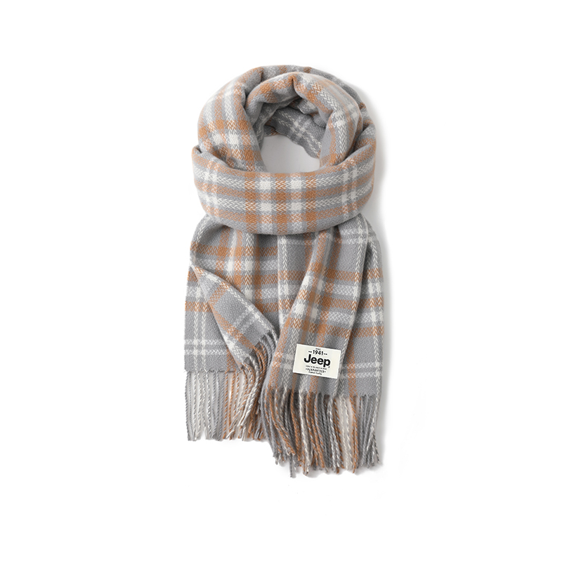 

Jeep Вязаный шарф унисекс, Light Gray