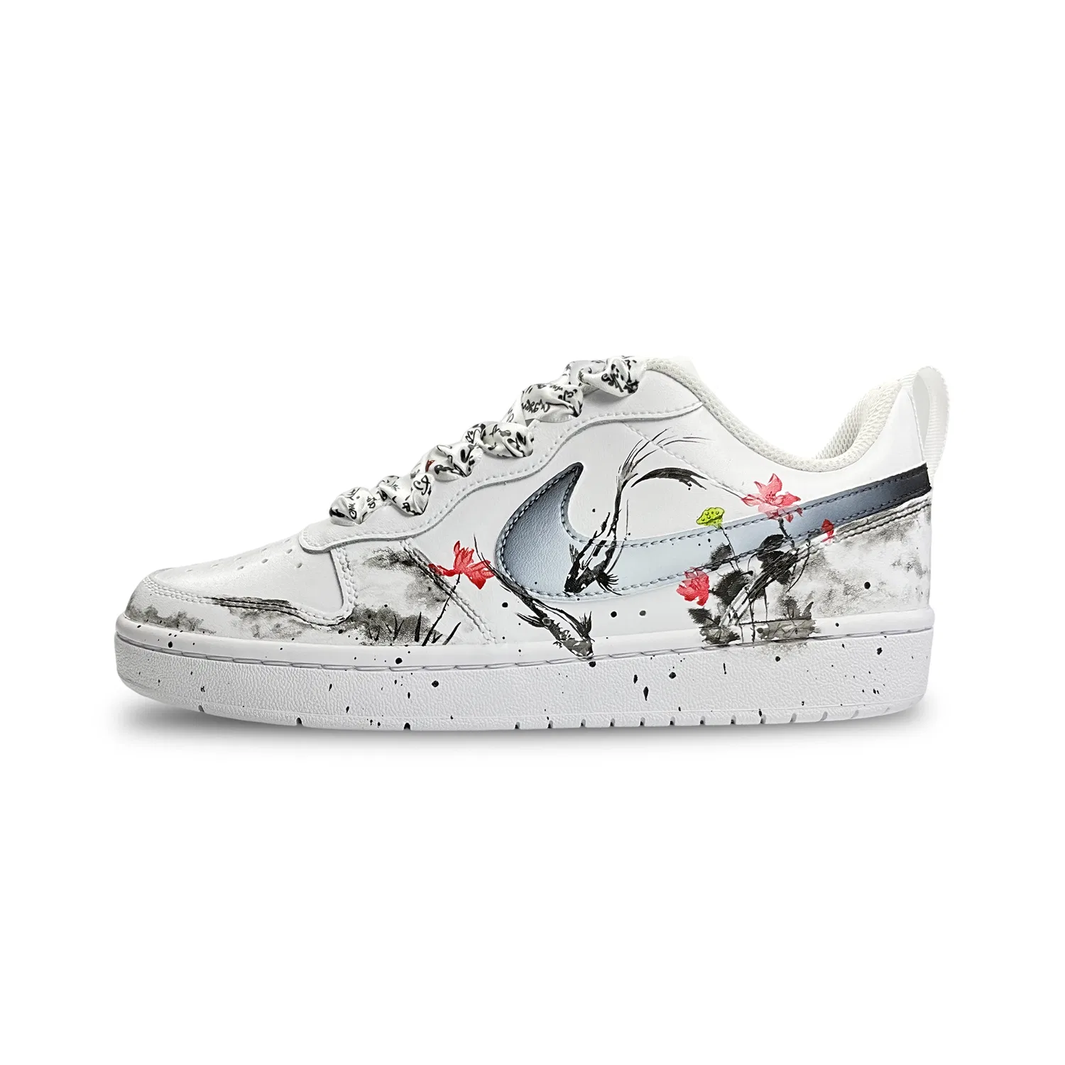 Кроссовки Court Borough Low 2 Leather, slip-resistant, abrasion-resistant, cushioning Nike, White