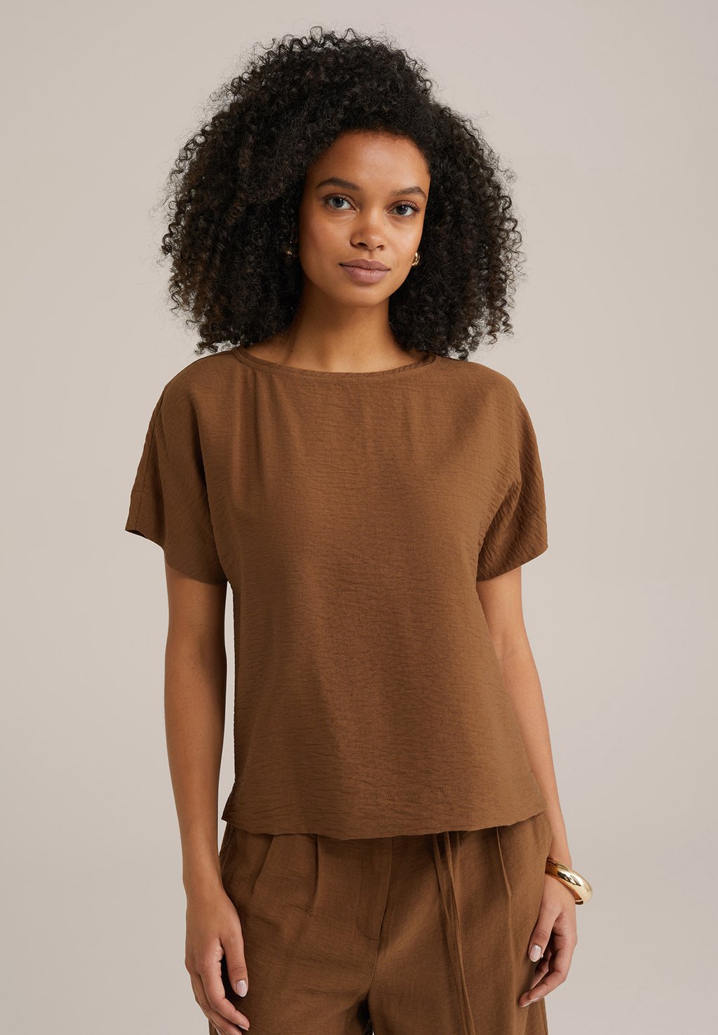

Блуза WE Fashion, цвет Rust Brown