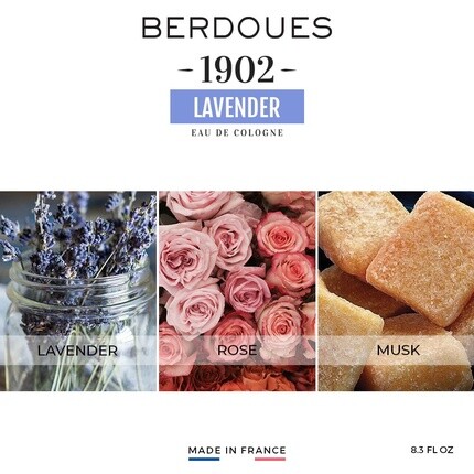 Berdoues 1902 Lavender Eau De Cologne Fresh And Floral Scent Made In France 8.3 Fl.Oz. — фото 3