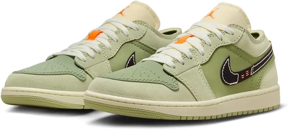 

Мужские кроссовки Nike Air Jordan 1 Low, оливково-черный