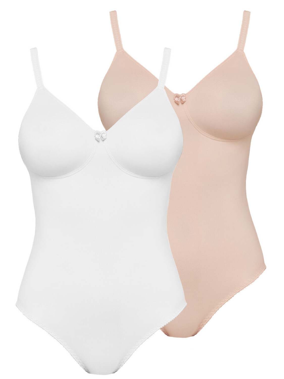 

Боди SUSA 2er Pack ohne Bügel Basic, цвет cappuccino weiss