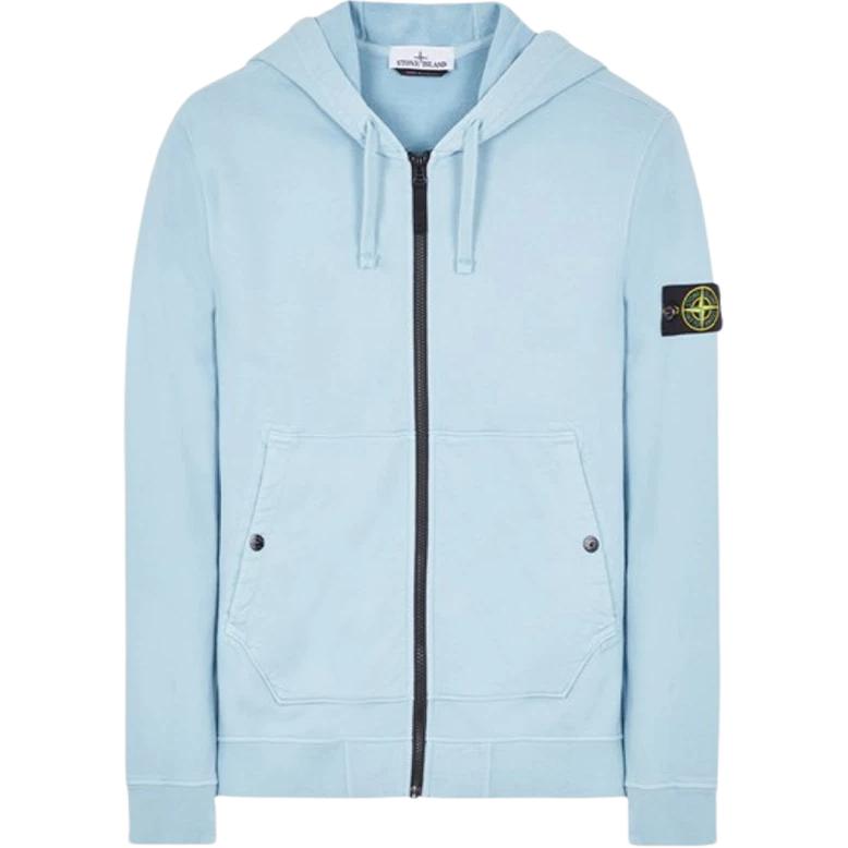 

STONE ISLAND Свитшот мужской небесно-голубой Sky Blue