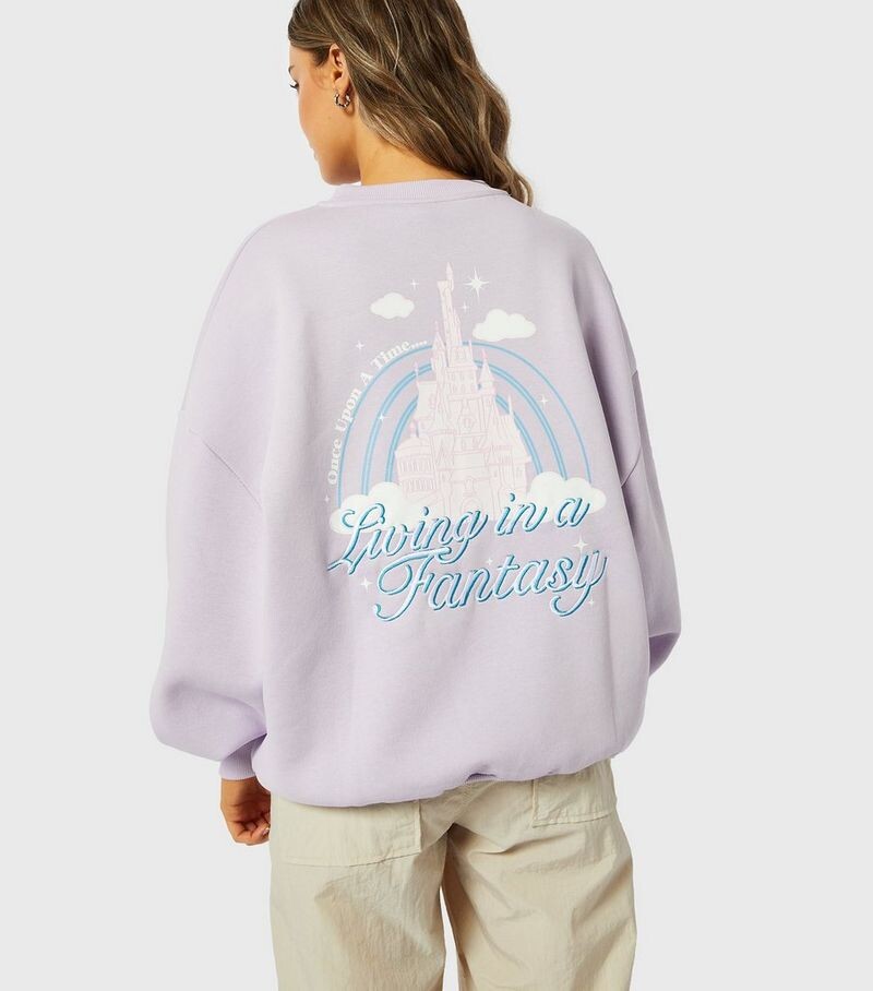 

Сиреневый свитшот Skinnydip Disney Living Fantasy Skinnydip, сиреневый