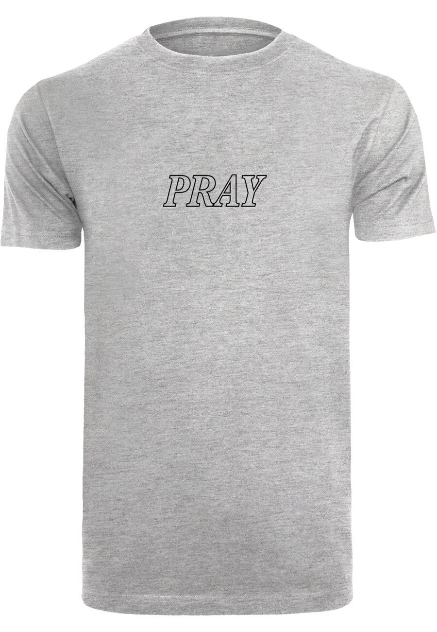 

Рубашка Mister Tee Pray Hands, пятнистый серый