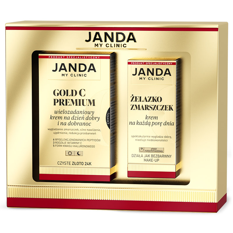 

JANDA, набор косметики премиум-класса My Clinic Gold C + Утюжок против морщин