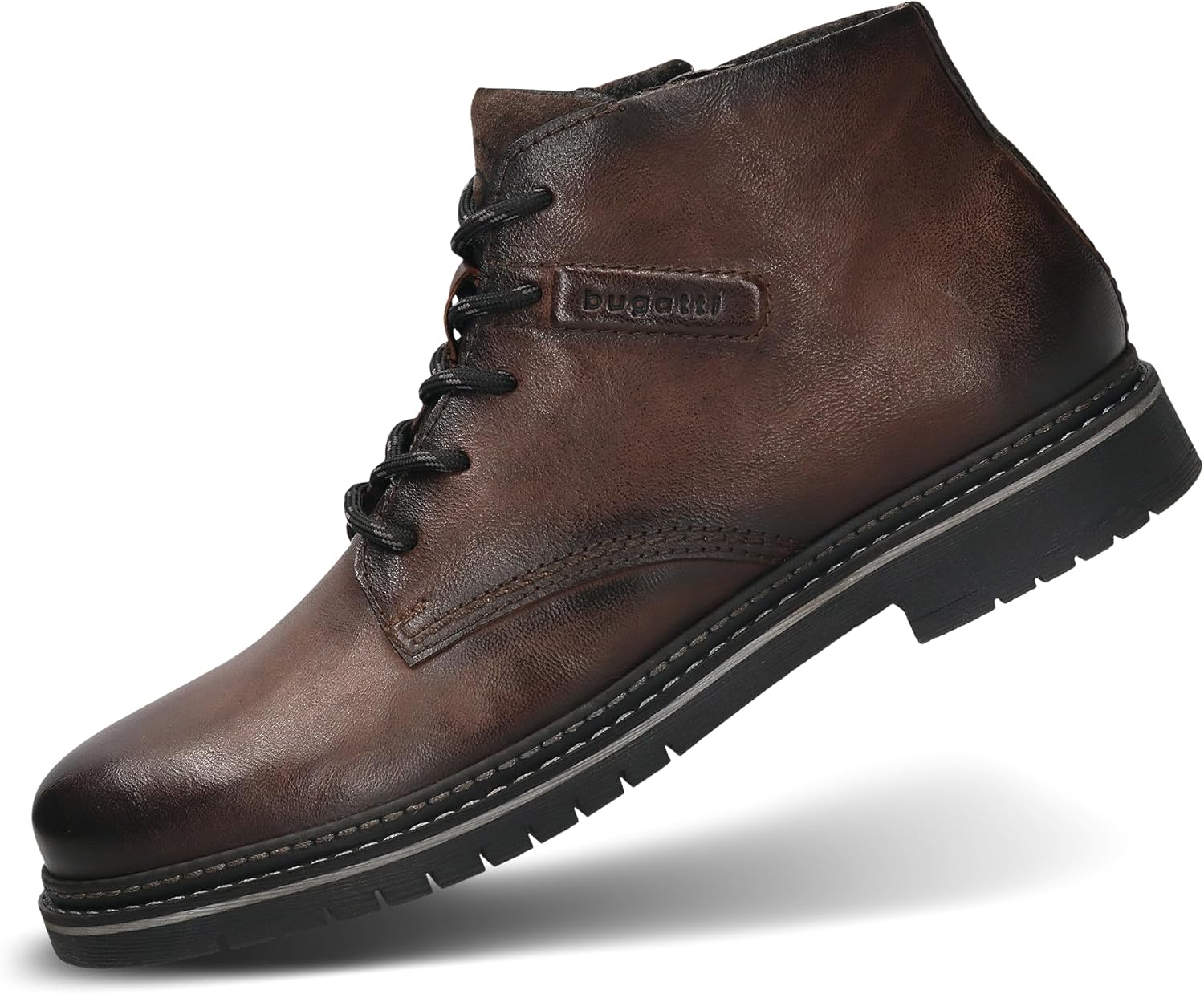 

Мужские ботинки Bugatti 331-aon30 с теплой подкладкой, темно-коричневый