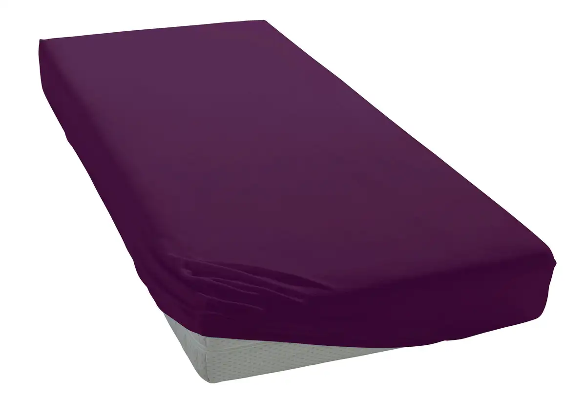 

Приталенная простыня Вellana "Mako-Jersey" хлопковая 180-200х200 см, 1 шт., цвет violett