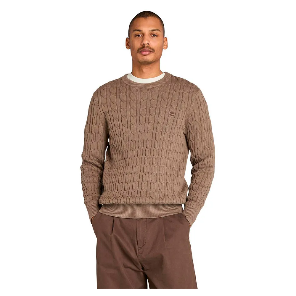 

Свитер Timberland Williams River Cable, коричневый