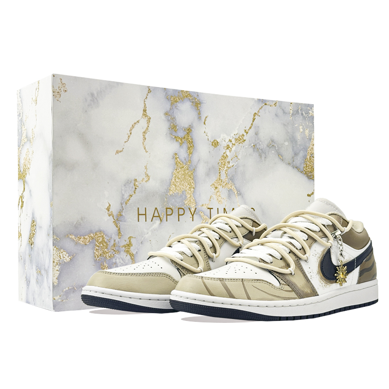 

Jordan Air 1 Sunday Wanderer амортизирующие, износостойкие низкие кеды мужские желтые