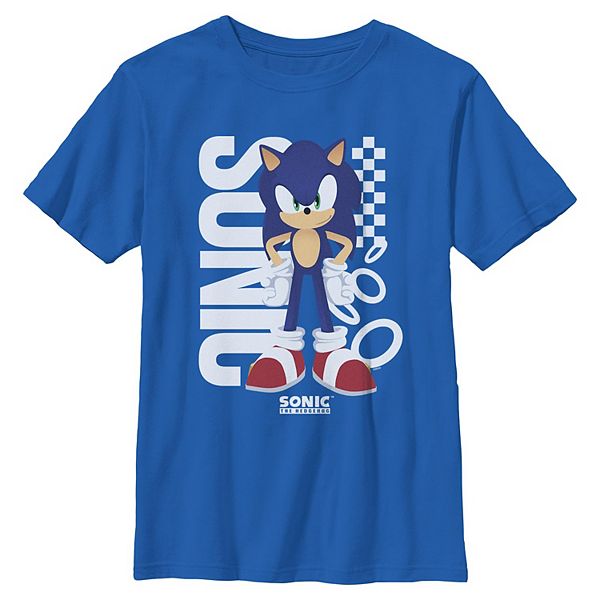 

Футболка с принтом для мальчиков 6-20 Sonic The Hedgehog