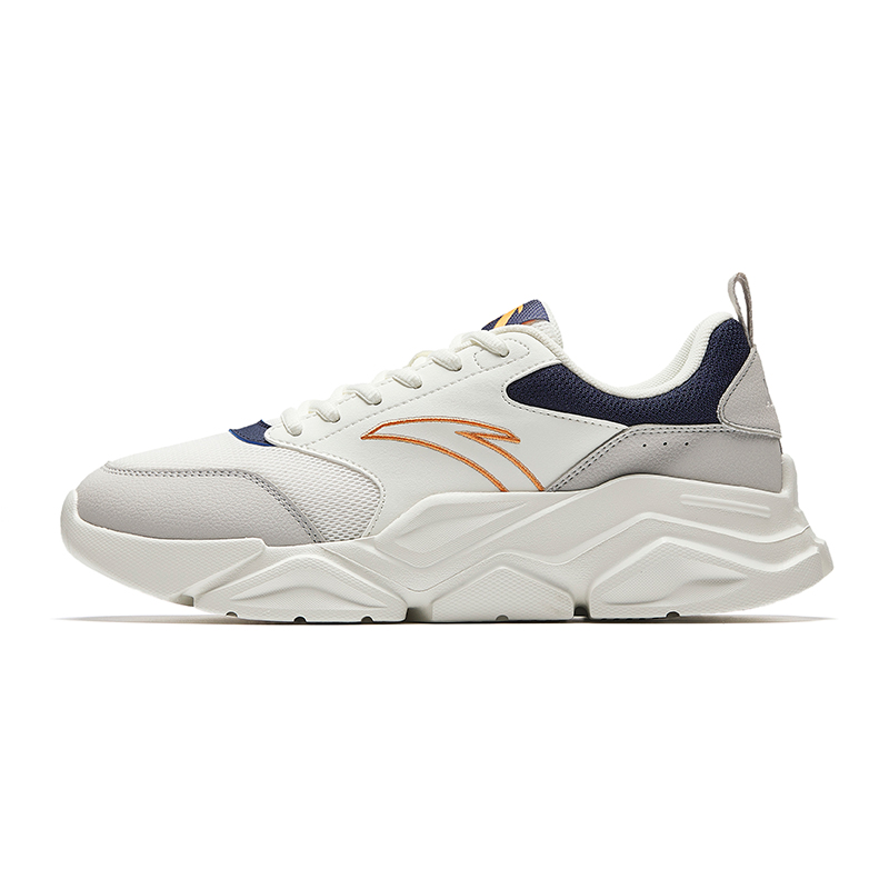 

ANTA Износостойкие дышащие низкие повседневные туфли Life Collection для мужчин, белые, серые, синие