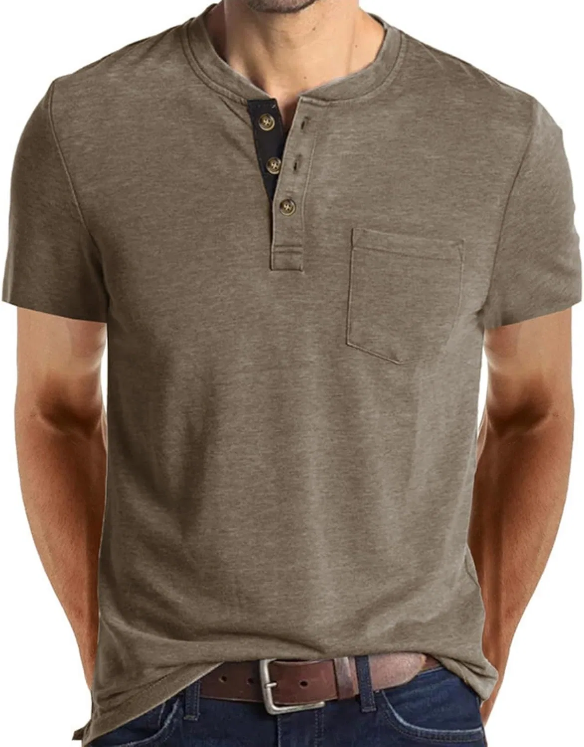 Футболка поло с коротким рукавом, Generic, Khaki