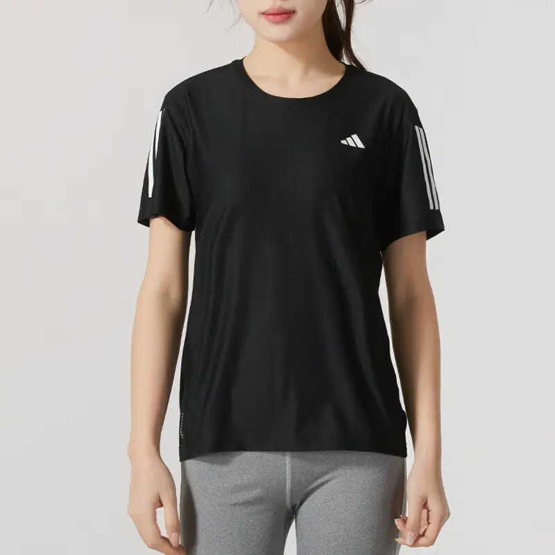 Adidas Футболка для бега Women's Black — фото 3