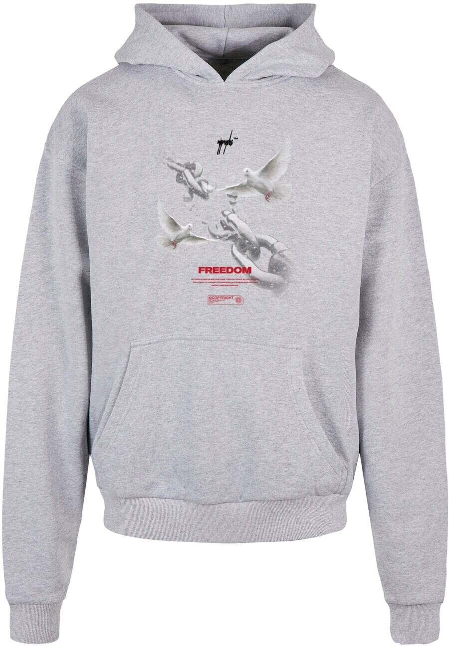 

Толстовка с капюшоном MJ Gonzales Sweatshirt Freedom, цвет light grey/dark grey/mottled grey