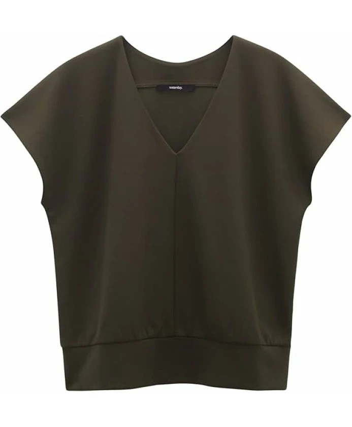 

Футболка с V-образным вырезом Someday., зеленый