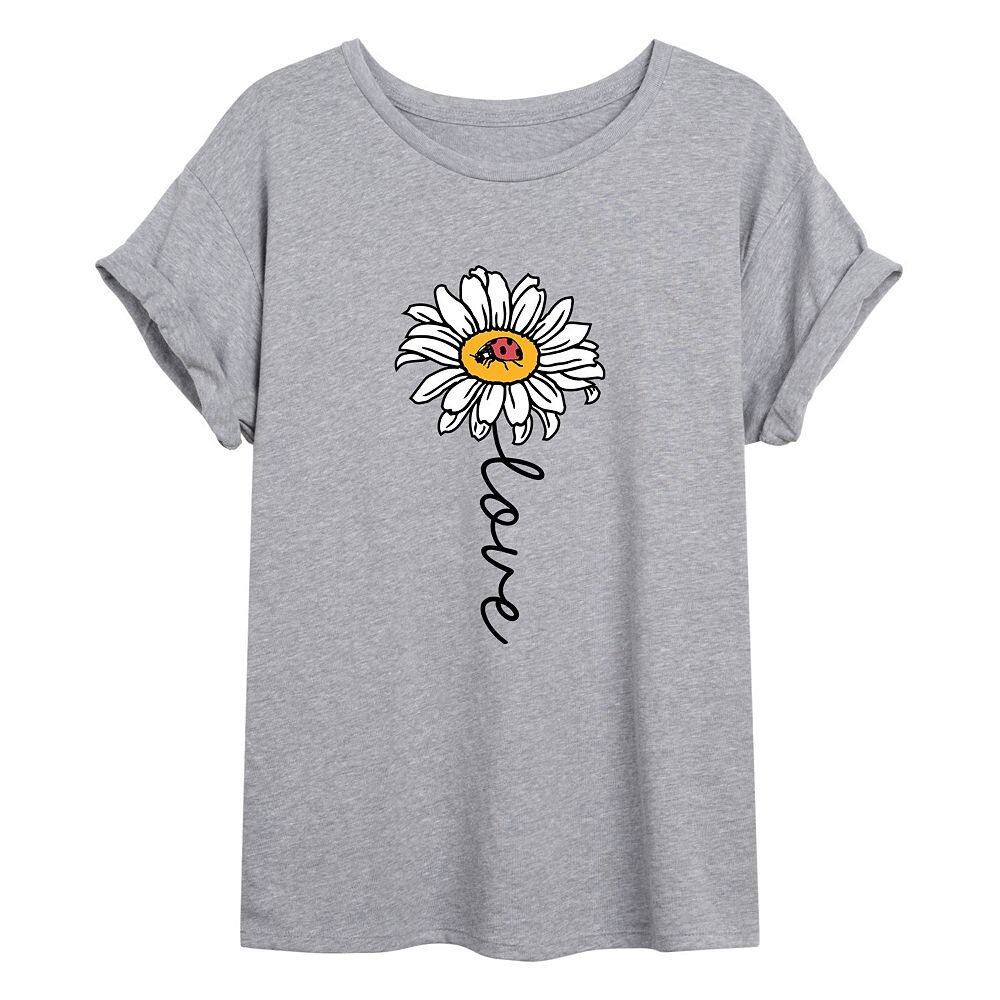 

Детская большая футболка Daisy "Love" Licensed Character, цвет Heather Grey