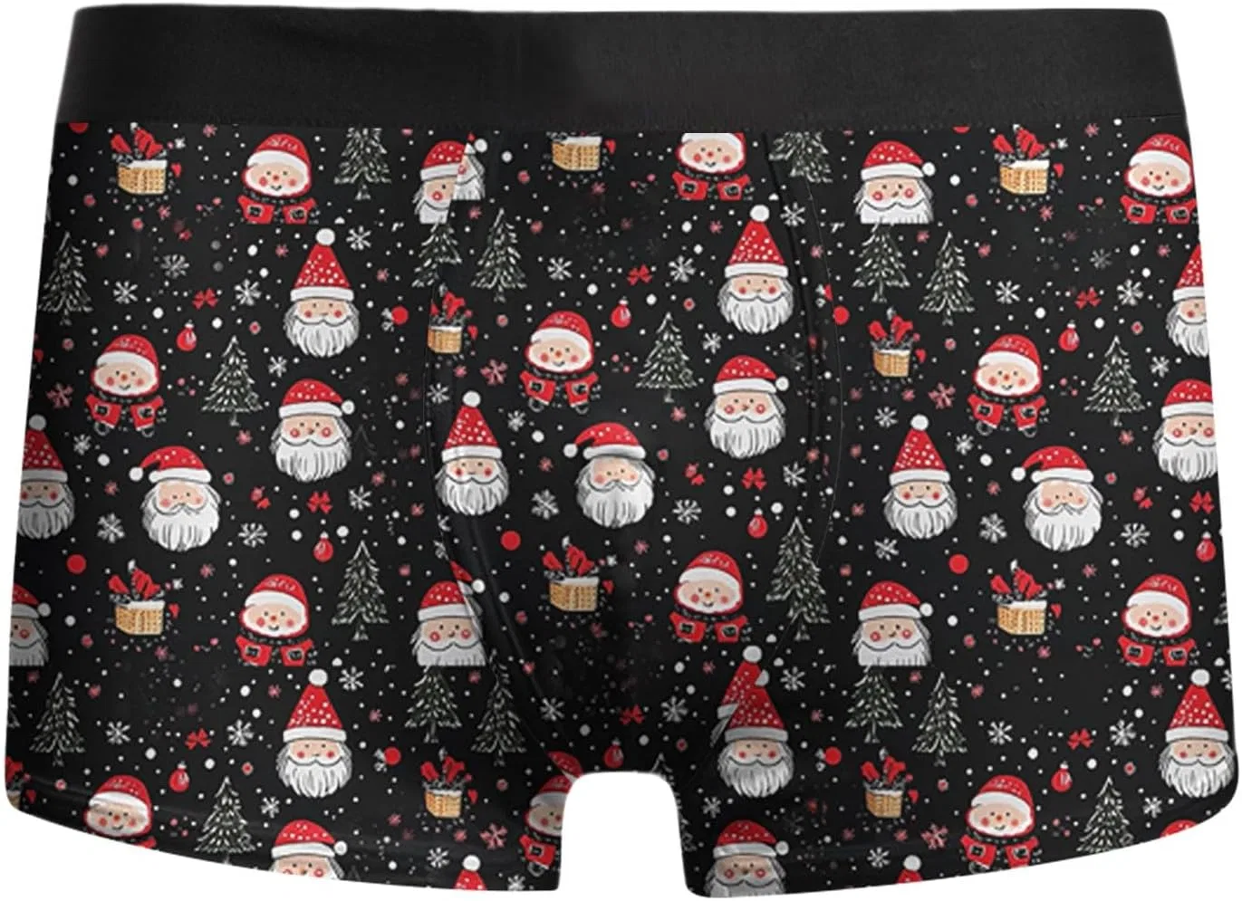 Боксеры Funny Christmas Print, Black-a — фото 3