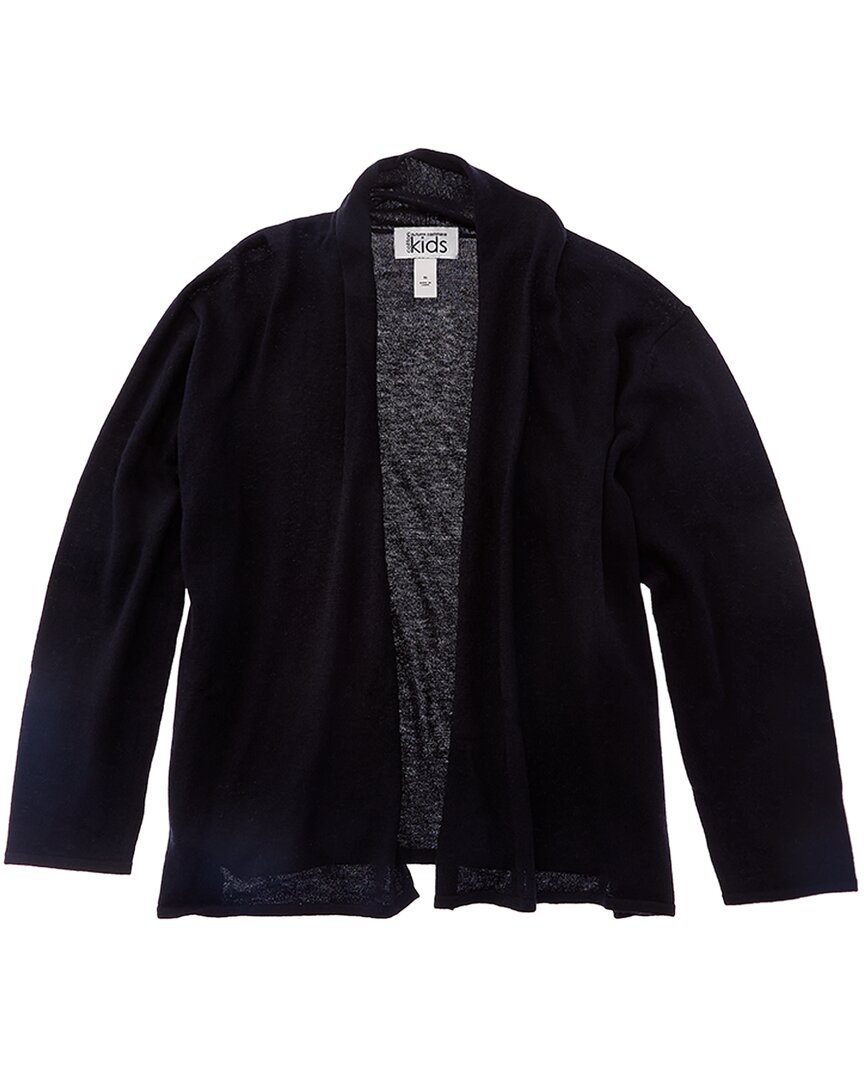 Осенний кашемировый кардиган Easy Crop из смеси кашемира Autumn Cashmere, синий — фото 2
