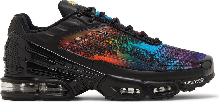 

Кроссовки Air Max Plus 3 Premium 'Rainbow Gradient', черный