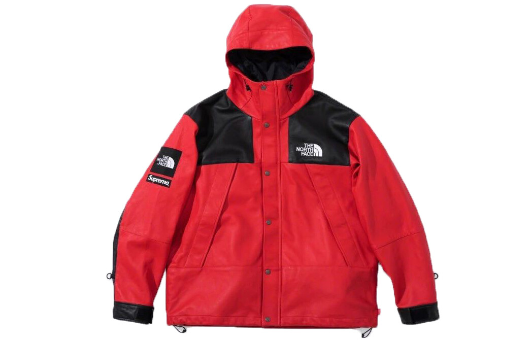 

Куртка унисекс Supreme The North Face, красный/черный