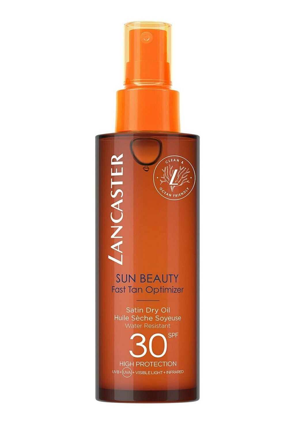 

Крем солнцезащитный Lancaster Beauty Sun Beauty Pflegendes Sonnenöl Für Schnelles Lancaster Beauty, цвет transparent
