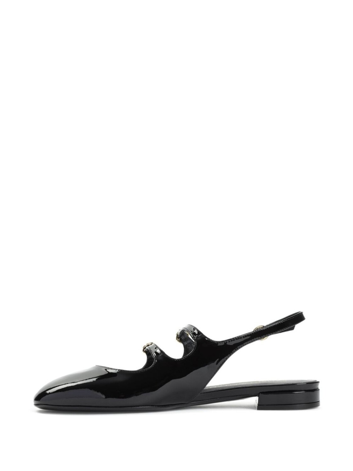 Stuart Weitzman лакированные балетки, черный — фото 4